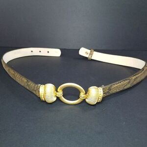 Accessories | Leather Tie Belt With 5 Large Bronze  display picture 3